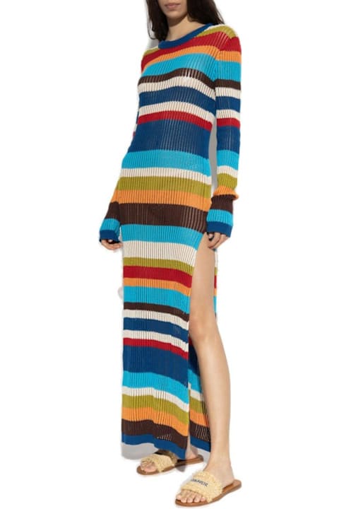 Dsquared2 Dresses for Women Dsquared2 Summer Lovers Striped Knitted Dress