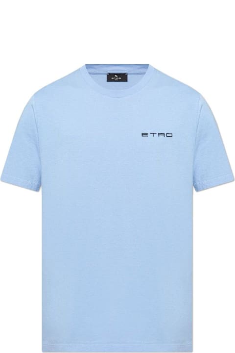 Homeware Etro Logo Embroidered Crewneck T-shirt