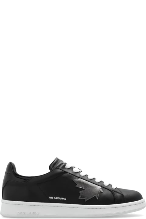 Dsquared2 Sneakers for Men Dsquared2 Black Boxer Sneakers