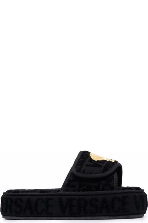 ウィメンズ Versaceのサンダル Versace Fabric Slippers