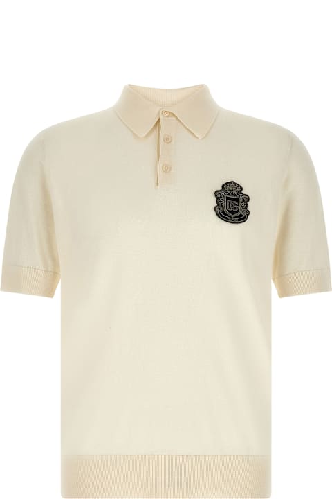 Homeware Dolce & Gabbana 'dg' Patch Polo Shirt