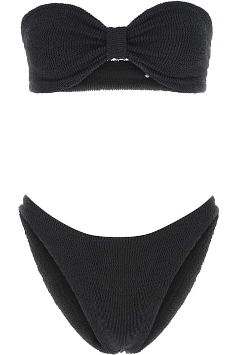 Homeware Hunza G Black Stretch Nylon Jean Bikini