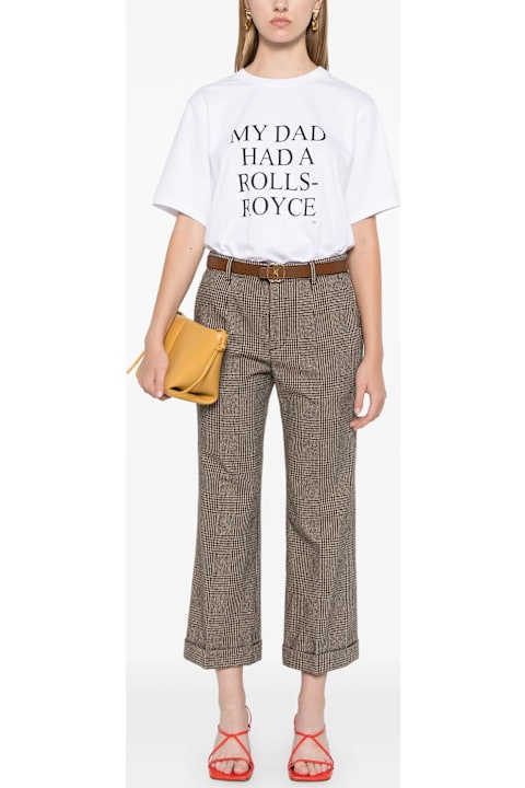 ウィメンズ Victoria Beckhamのトップス Victoria Beckham Slogan T Shirt