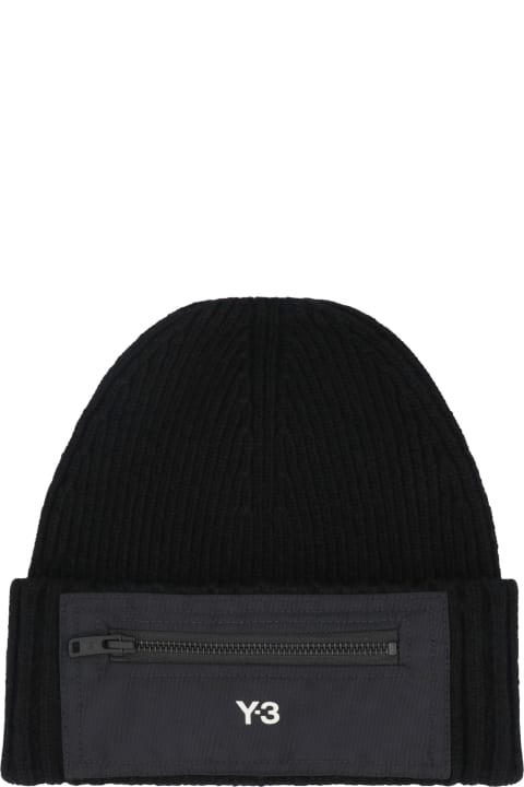 آخر صيحات الموضة من الأطفال Y-3 Beanie Ribbed Knit Beanie