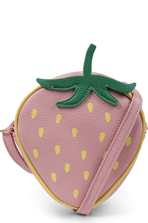 Homeware Molo Pink Bag For Girl With Strawberry