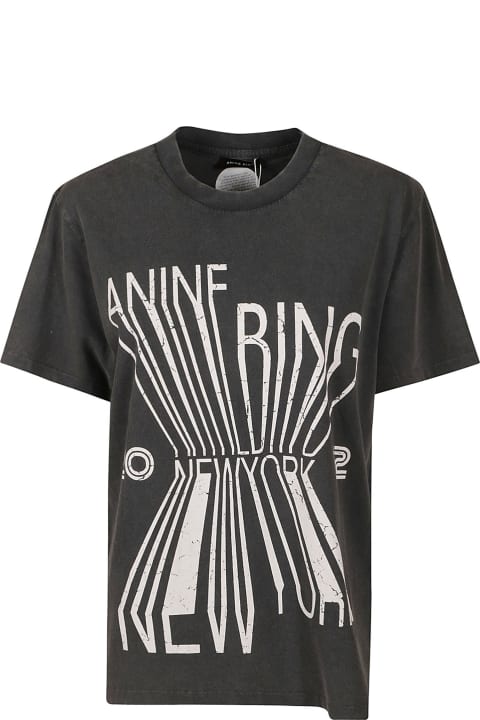 Fashion for Women Anine Bing Logo Print T-shirt
