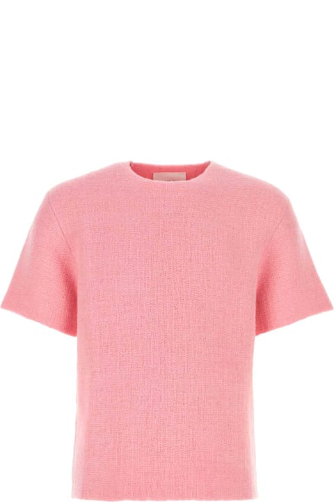 Jil Sander for Men Jil Sander Pink Wool Blend Oversize Sweater