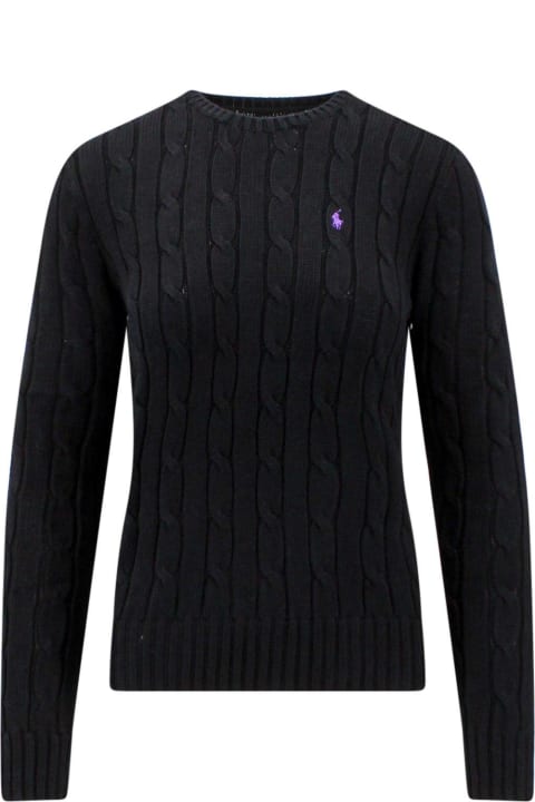 Ralph Lauren Sweaters for Women Ralph Lauren Pony Embroidered Knitted Jumper