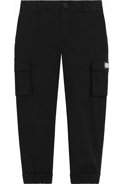 Dolce 
Gabbana Dolce &amp; Gabbana Kids Trousers With Cargo Pockets