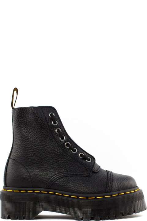 Black Grained Nappa Sinclair Boots