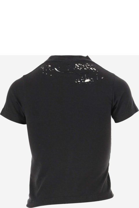 ウィメンズ Balenciagaのトップス Balenciaga Stretch Cotton T-shirt With Logo