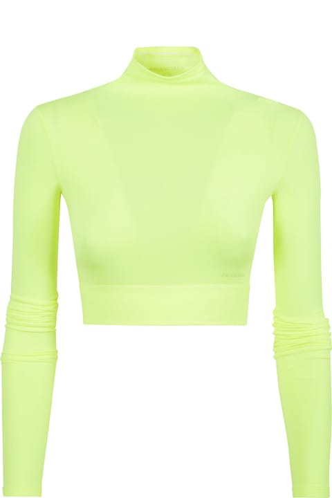 Homeware Balenciaga Cropped Turtleneck Top