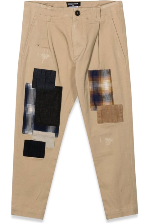 Dsquared2 for Kids Dsquared2 Pants With Patches