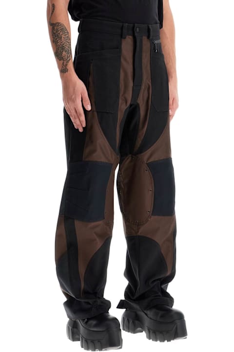 Mugler Clothing for Men Mugler Patchwork Cargo Pants With