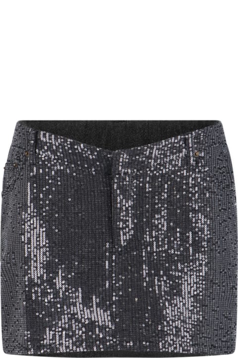 Fashion for Women Rotate by Birger Christensen Sequin Mini Skirt