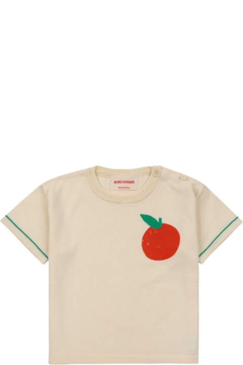 T-Shirts & Polo Shirts for Baby Girls Bobo Choses Baby Tomato Knitted T-shirt