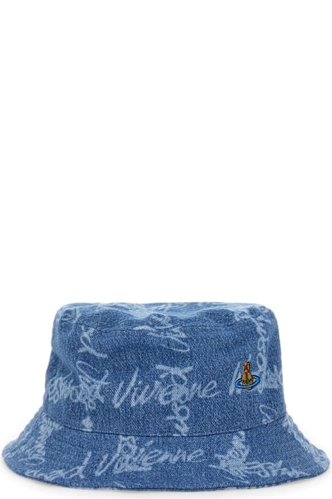 Vivienne Westwood Hats for Women Vivienne Westwood Bucket Hat With Logo