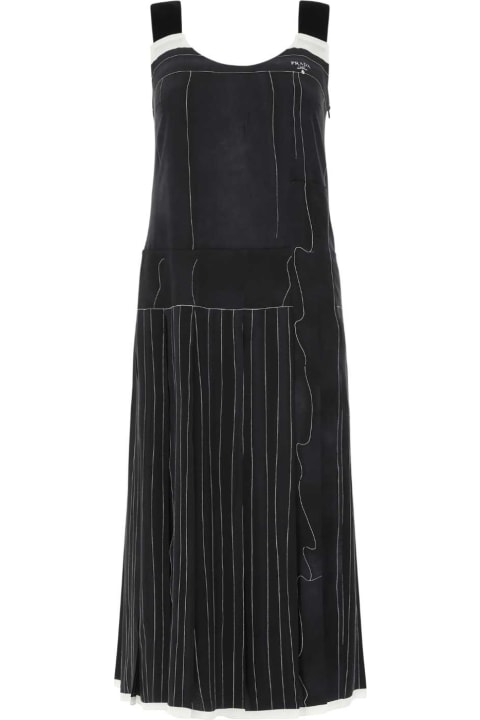 Dresses Sale for Women Prada Printed Silk Dress