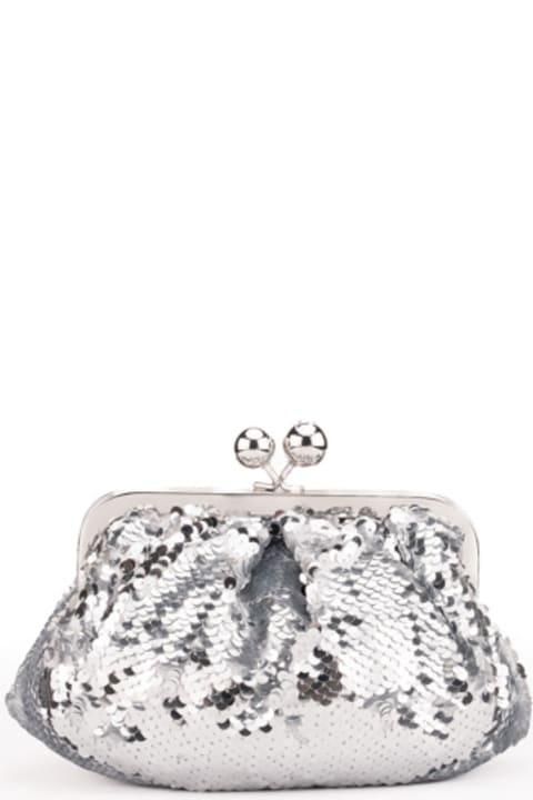 Clutches for Women Weekend Max Mara Embellished Chained Clutch Bag
