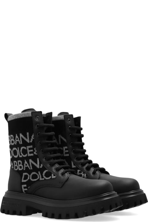 Dolce & Gabbana Shoes for Girls Dolce & Gabbana Dolce & Gabbana Kids Boots With Monogram