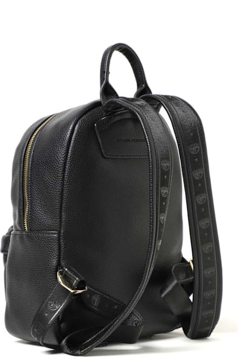 Chiara Ferragni Backpacks for Women Chiara Ferragni Chiara Ferragni Black Backpack