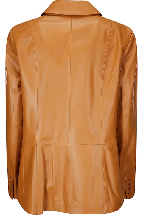 Desa 1972 Clothing for Women Desa 1972 Leather Double-breasted Blazer