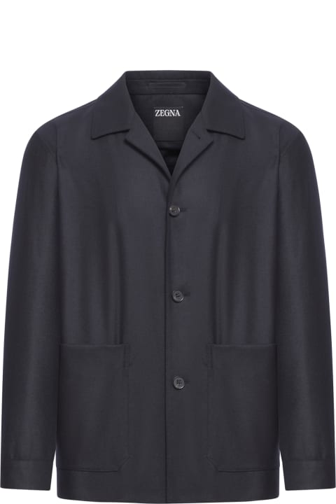 Zegna Coats & Jackets for Men Zegna Chore Jacket Alpine Wool