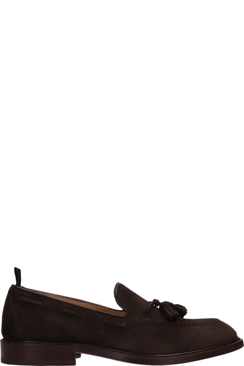 Loafers In Dark Brown Suede