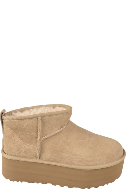 UGG Wedges for Women UGG High Sole Classic Ultra Mini Boots