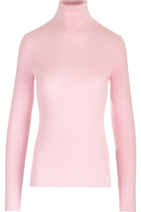 Burberry Sweaters for Women Burberry Pink Turtleneck Sweater