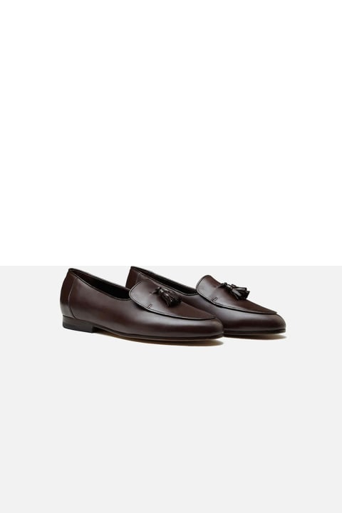 CB Made in Italy Loafers & Boat Shoes for Men CB Made in Italy Dark Leather Slip-on Nerano