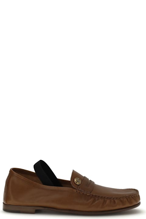 Versace Leather Loafers