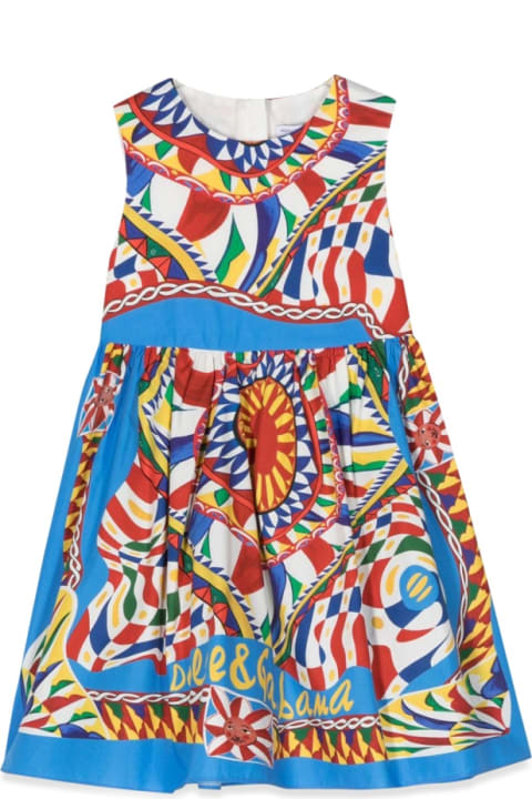 Dresses for Girls Dolce & Gabbana Cart Sleeveless Dress