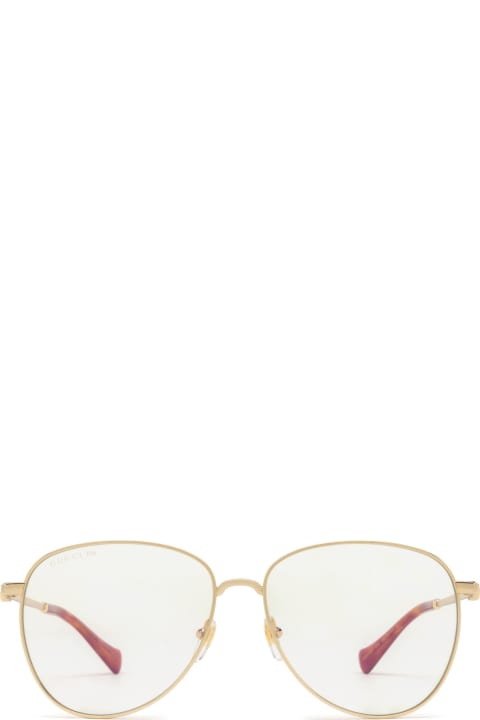 Gucci Eyewear Eyewear for Women Gucci Eyewear Gg1419s Gold Sunglasses