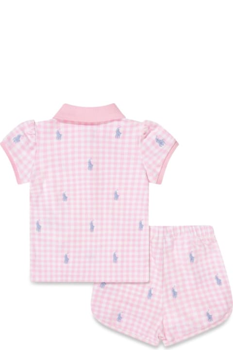 Bodysuits & Sets for Baby Girls Ralph Lauren Ssaoppset-setsx2;short Set