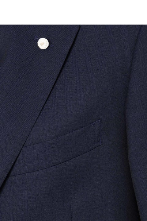 メンズ Luigi Bianchi Mantovaのスーツ Luigi Bianchi Mantova Blue Men's Suit