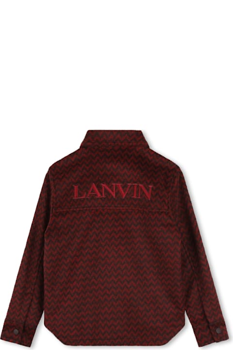 Lanvin for Kids Lanvin Camicia Con Ricamo