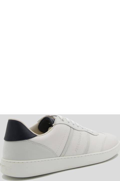 Ferragamo for Men Ferragamo White Leather Sneakers