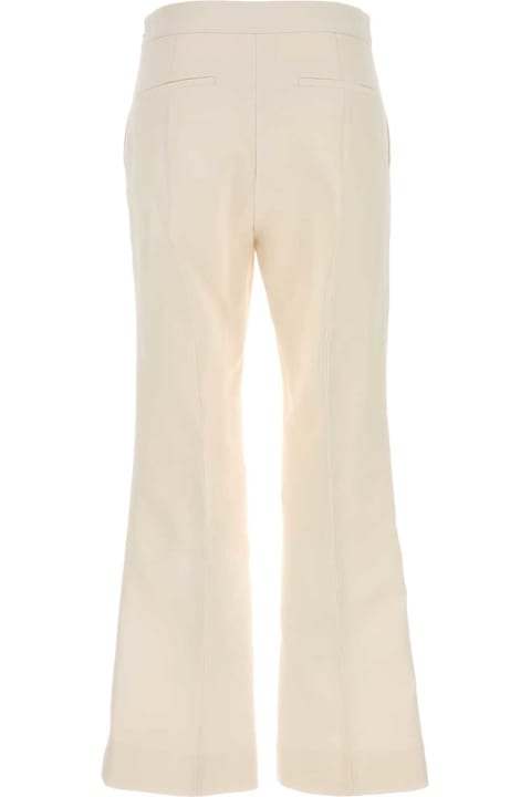 Gucci for Women Gucci Ivory Silk Lend Pant