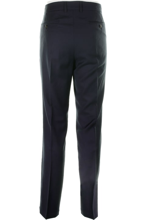 Cruna Pants for Men Cruna Brera Navy Trousers For Men