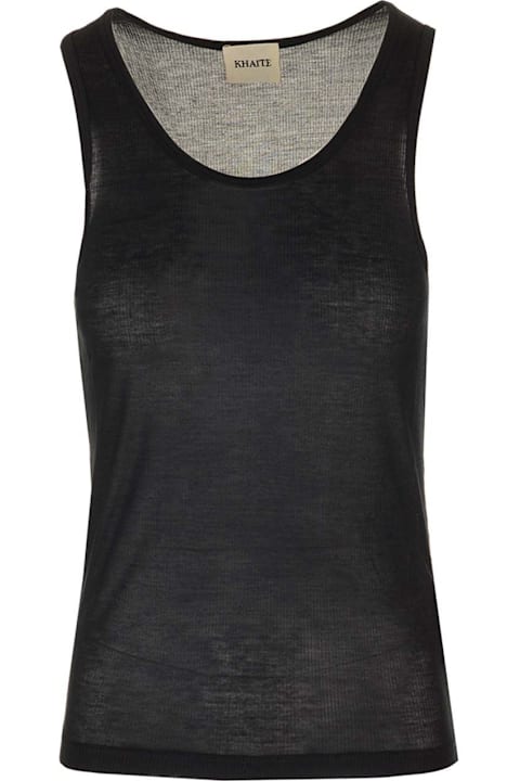 Khaite Topwear for Women Khaite Johnnie Sleeveless Tank Top