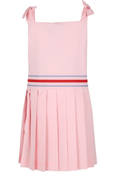 Dresses for Girls Gucci Pink Dress For Girl With Logo