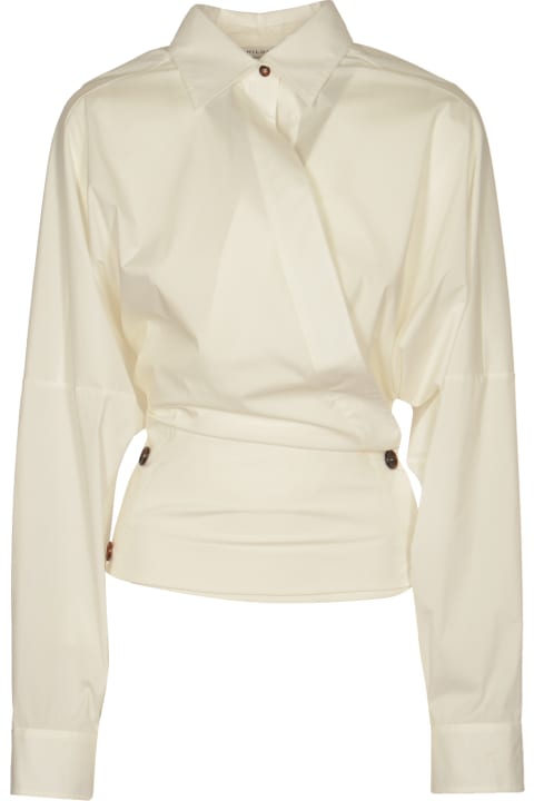Fashion for Women Philosophy di Lorenzo Serafini Side Buttoned Slim Shirt