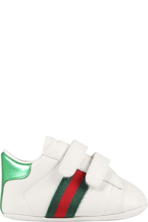 أدوات منزلية Gucci White Sneakers For Baby Kids