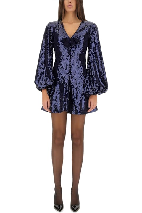 Rotate by Birger Christensen Dresses for Women Rotate by Birger Christensen Mini Dress With Floral Pattern