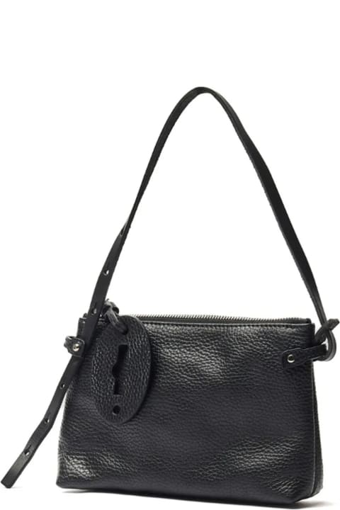 ウィメンズ Zanellatoのクラッチバッグ Zanellato Tuka Daily Black Leather Clutch Bag