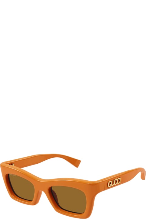 Fashion for Women Gucci Eyewear Gg1773s Gucci Lido 004 Arancione Sunglasses