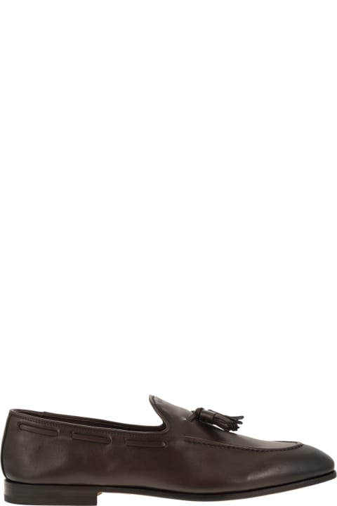 Church's Loafers & Boat Shoes for Men Church's Brushed Calf Leather Loafer