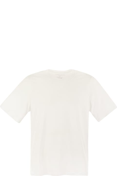 Majestic Filatures Clothing for Men Majestic Filatures Short-sleeved T-shirt In Lyocell And Cotton