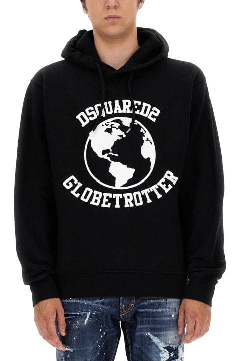 Dsquared2 Sale for Men Dsquared2 Globetrotter Sweatshirt